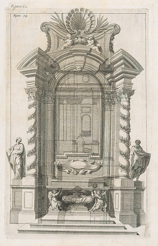 Andrea Pozzo, Giacomo Böemo Komarek – Fig.60. - Oltár svätého Ignáca zhotovený v Ríme 