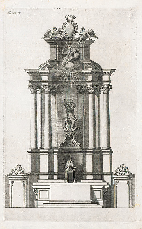 Andrea Pozzo, Giacomo Böemo Komarek – Fig.77. - Oltár robený vo Verone