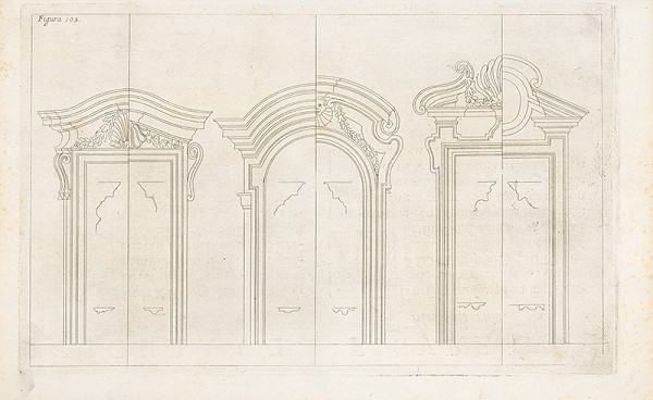 Andrea Pozzo, Giacomo Böemo Komarek – Fig.105. - Portály - 4 