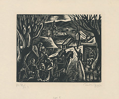 Július Szabó – Vítanie Červenoarmejcov 