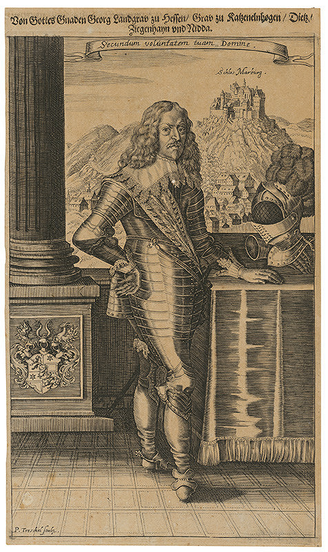 Peter Paul Troschel – Podobizeň hessenského zemského grófa Georga 