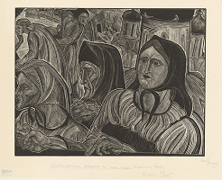 Marija Čurakova – Staroruské ženy na hradbách mesta 