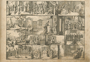 Johann Rudolf Schellenberg – Príchod do chrámu 