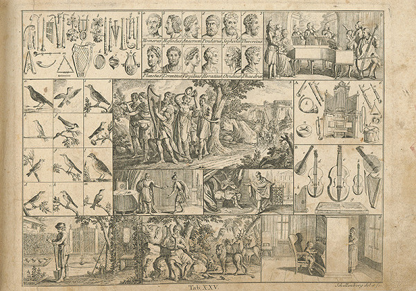 Johann Rudolf Schellenberg – Sprievod kráľa Dávida 