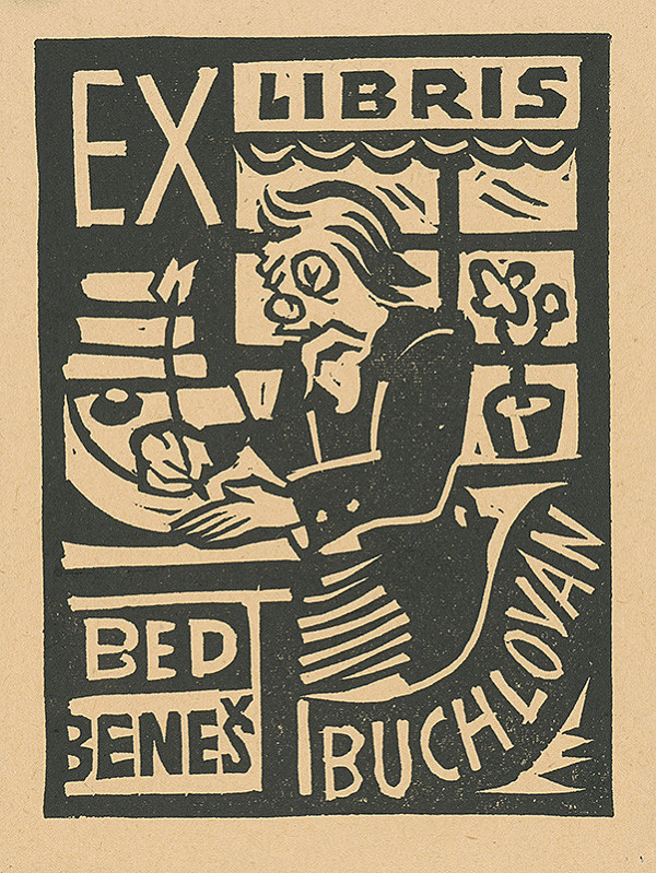 Ľudovít Fulla – Ex libris Bed.Beneša Buchlovana