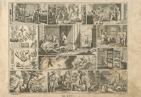 Johann Georg Penzel, Johann Rudolf Schellenberg – Jób na smetisku 