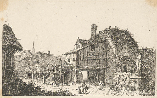 Nizozemský majster zo 17. storočia – Dedinská udalosť