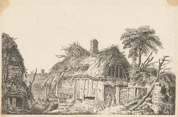 Nizozemský majster zo 17. storočia – Chatrč 