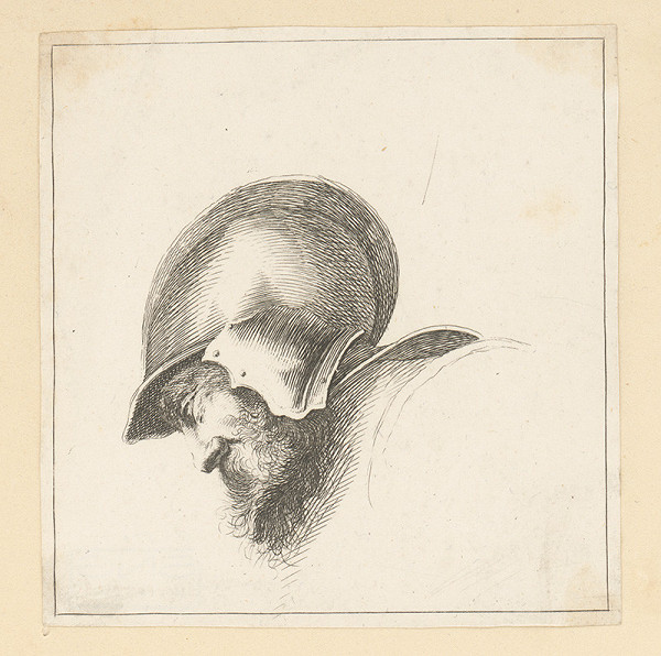 Západoeurópsky autor z 18. storočia – Hlava zbrojnoša 