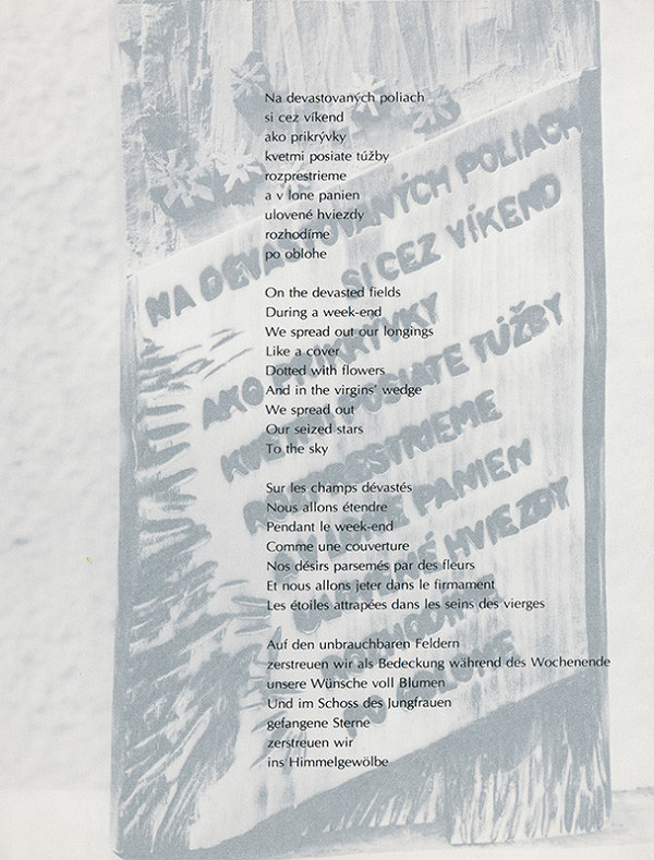 Juraj Meliš – Vizuálna poézia 