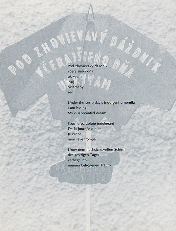 Juraj Meliš – Vizuálna poézia XI. 