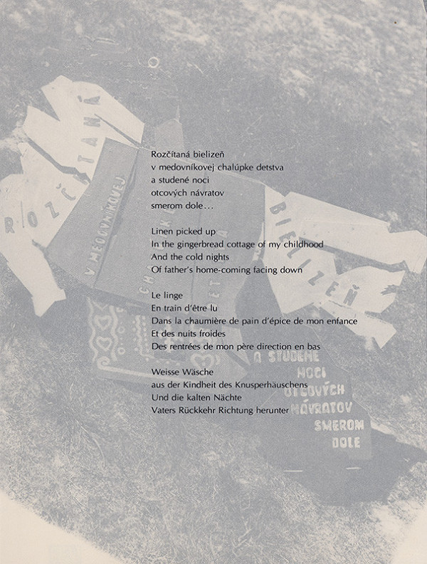 Juraj Meliš – Vizuálna poézia XVI. 