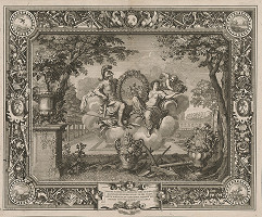 Charles Le Brun, Sebastien Le Clerc st. – Oslava vojenských víťazstiev Ľudovíta XIV. 