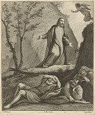 Peter Lisebetius, David Teniers ml., Jacopo Tintoretto – Kristus na hore olivovej  