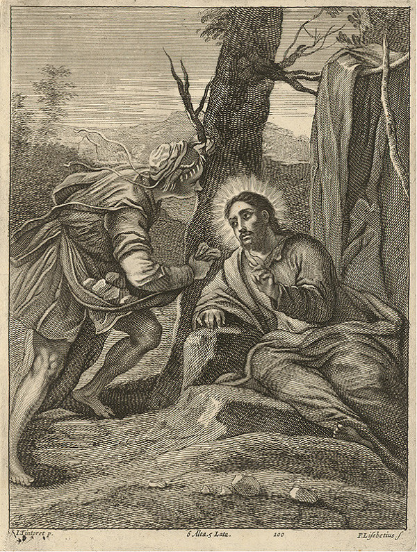Peter Lisebetius, David Teniers ml., Jacopo Tintoretto – Výjav z príbehu Kristus  a cudzoložnica