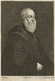 Lucas Vorsterman ml., David Teniers ml., Jacopo Tintoretto – Portrét muža 
