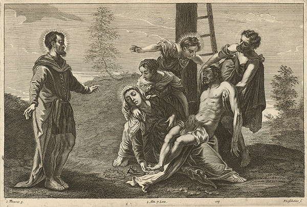 Peter Lisebetius, David Teniers ml., Jacopo Tintoretto – Snímanie z kríža