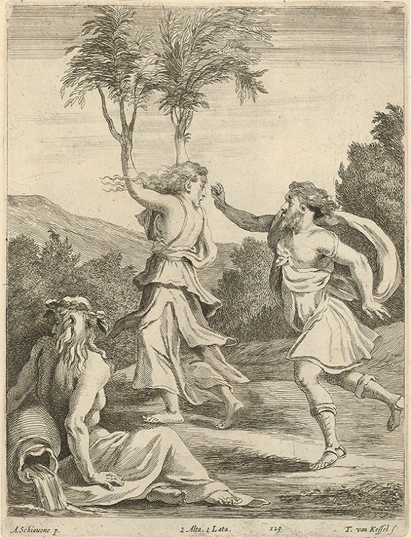 Théodorus van Kessel, Andrea Schiavone, David Teniers ml. – Apolón a Dafné