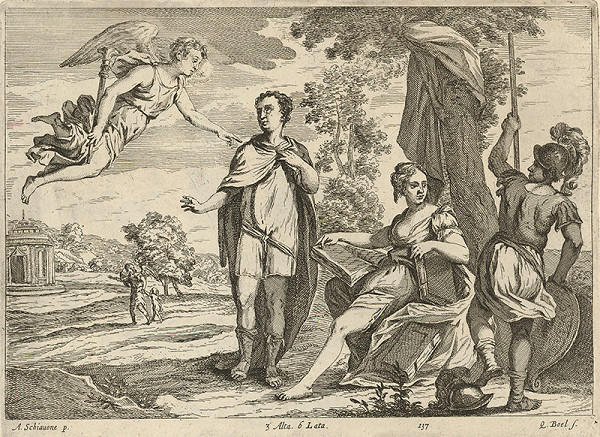 Quirin Boel, Andrea Schiavone, David Teniers ml. – Scéna z mytologického cylu III.
