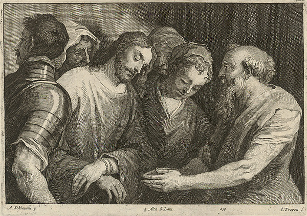 Jan van Troyen, Andrea Schiavone, David Teniers ml. – Zajatý Kristus