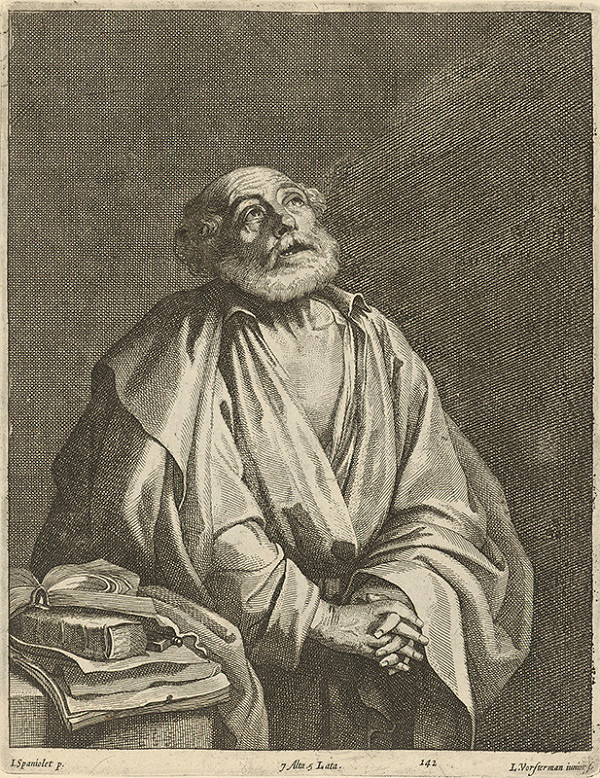Jusepe de Ribera, Lucas Vorsterman ml., David Teniers ml. – Svätý Peter