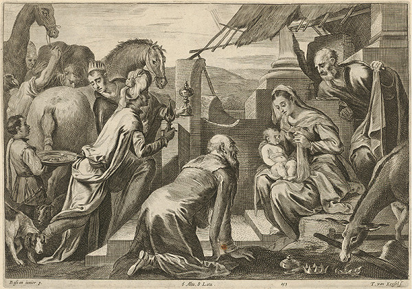 Théodorus van Kessel, Francesco Bassano II., Leandro Bassano, David Teniers ml. – Klaňanie troch kráľov