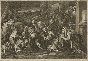 Jacopo Bassano, Theodorus van Kessel, David Teniers ml. – Krížová cesta - Veronika a plačúce ženy  