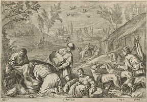 Francesco Bassano II., Leandro Bassano, Nikolaus van Hoy, Jan van Ossenbeck – Jar - štyri ročné obdobia  