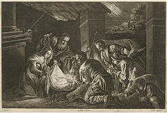 Jacopo Bassano, Theodorus van Kessel, David Teniers ml. – Klaňanie pastierov  