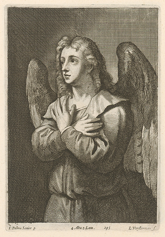 Jacopo, il vecchio Palma, Lucas Vorsterman, David Teniers ml. – Anjel s rukami prekríženými na hrudi