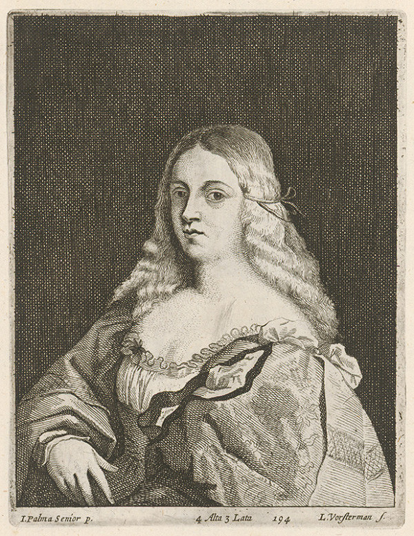 Jacopo, il vecchio Palma, Lucas Vorsterman, David Teniers ml. – Portrét dámy s rozpustenými vlasmi