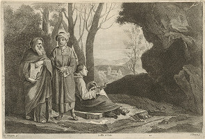 Giorgione, Jan van Troyen, David Teniers ml. – Traja filozofi  