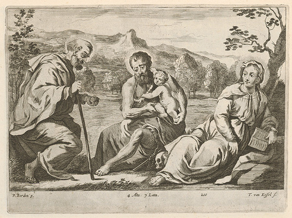 Paris Bordone, Théodorus van Kessel, David Teniers ml. – Svätá rodina so svätým pustovníkom