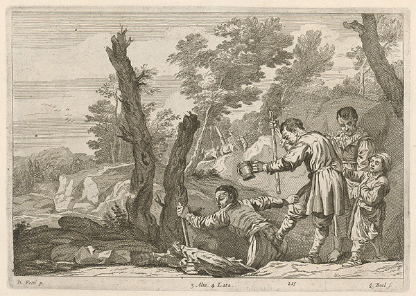 Domenico Fetti, Quirin Boel, David Teniers ml. – Slepý vedie slepého
