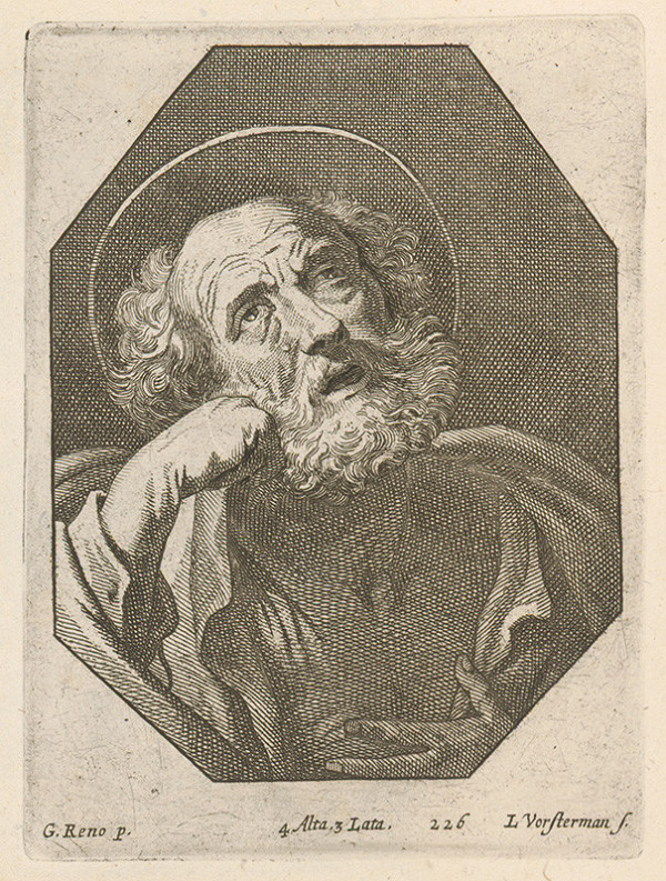 Guido Reni, Lucas Vorsterman ml., David Teniers ml. – Svätý Peter s gestom kajúcnika