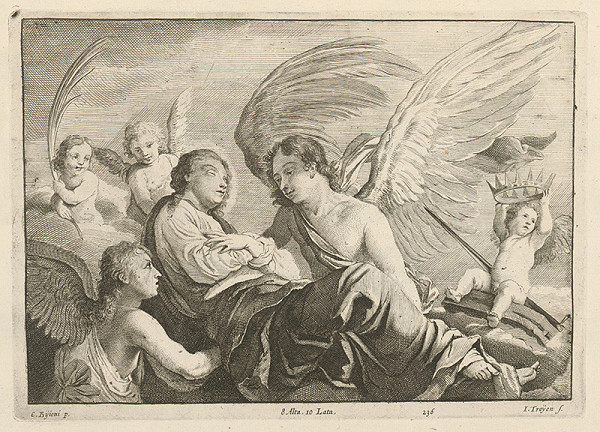 David Teniers ml., Jan van Troyen – Apoteóza svätej Kataríny obklopenej anjelmi
