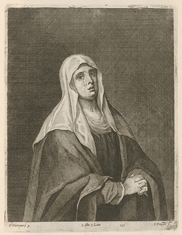 David Teniers ml., Jan van Troyen – Bolestná Mária