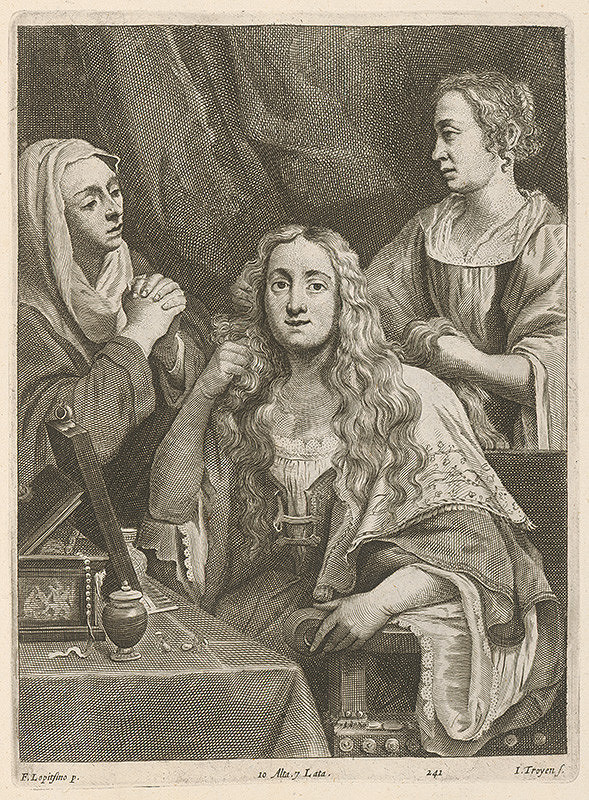 Jan van Troyen, David Teniers ml. – Marta karhá svoju sestru Máriu