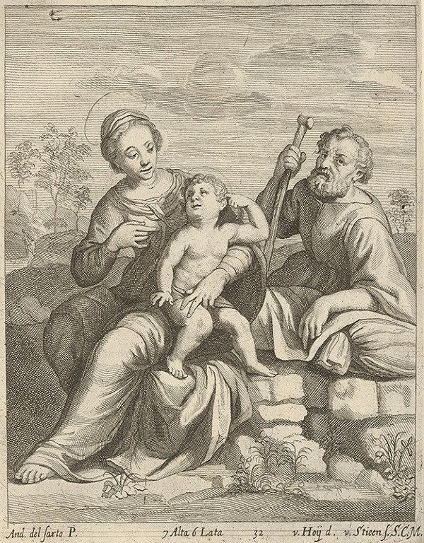 V. Hoy de van Stieen, Nikolaus van Hoy, Andrea del Sarto – Svätá rodina