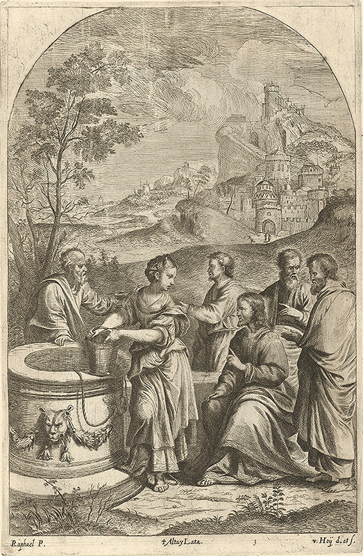 Raffael, Nikolaus van Hoy – Kristus a Samaritánka pri studni