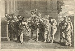 Annibale Carracci, Theodorus van Kessel, David Teniers ml. – Kristus a cudzoložnica 