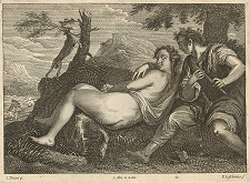 Titian, Peter Lisebetius, David Teniers ml. – Pastier a ležiaci ženský akt v krajine  