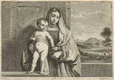 Titian, Peter Lisebetius, David Teniers ml. – Madona s výhľadom na krajinu  