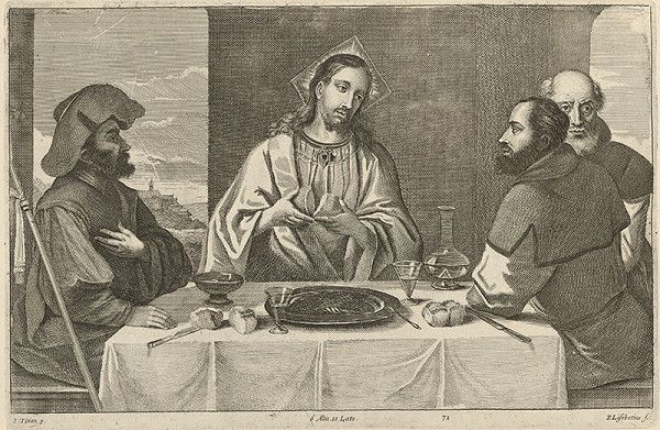 Titian, Peter Lisebetius, David Teniers ml. – Večera v Emauzách