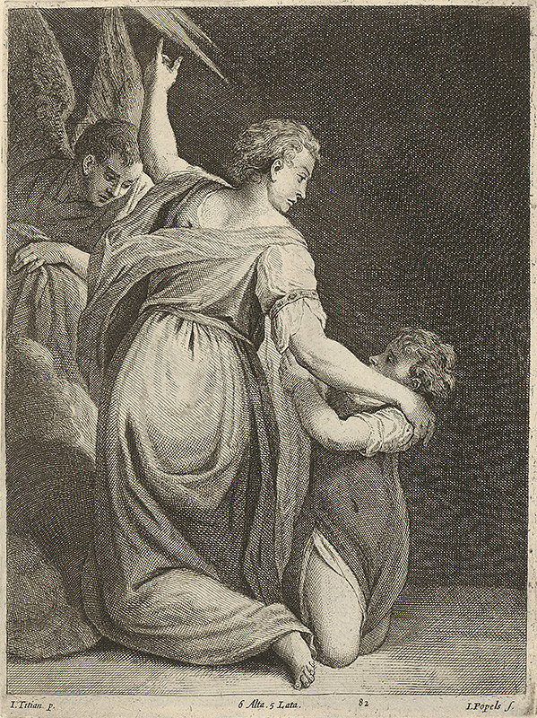 Titian, Jan Popels, David Teniers ml. – Náboženská alegorická scéna