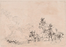 Anton Herzinger, Berghem – Pastier dobytka 