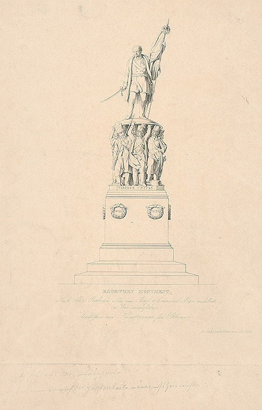 Jan Zítek – Pomník Radeckého v Prahe 