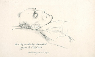 Ignac Schmedla – Posmrtná podobizeň grófa Fr.Šternberka - Manderscheid 