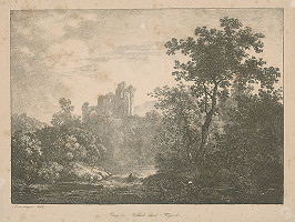 August Friedrich Piepenhagen – Krajina so zrúcaninou 