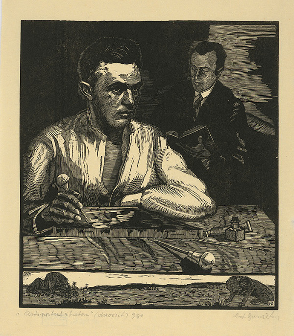 Anton Djuračka – Autoportrét s bratom 